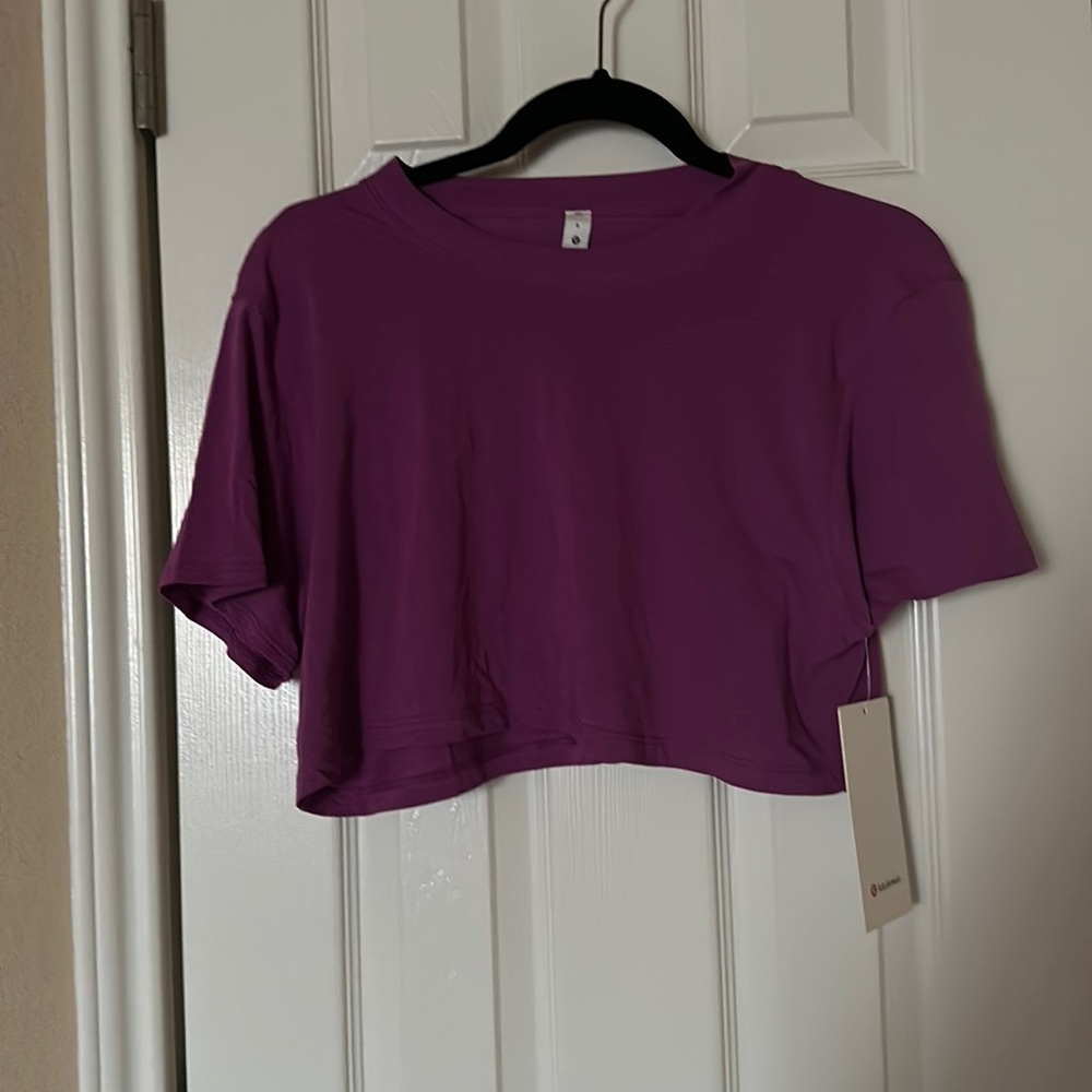 Lululemon All Yours Cropped Tee